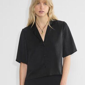 Aritzia/Wilfred Beso Satin Shirt
